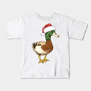 Christmas Duck Kids T-Shirt